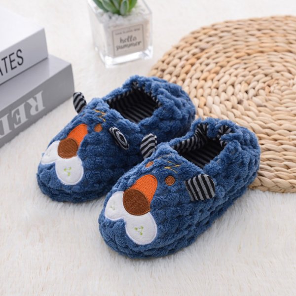 Children's Cotton Slippers New Indoor Bag Heel Warm Cartoon