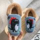Children's Winter Cotton Dinosaur Slippers Are Soft  Non-Slip And Warm