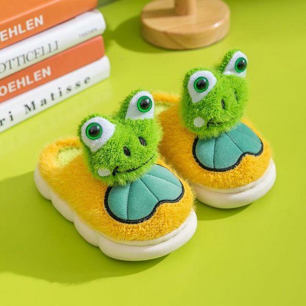 Men And Women Children's Warm Non-slip Slippers